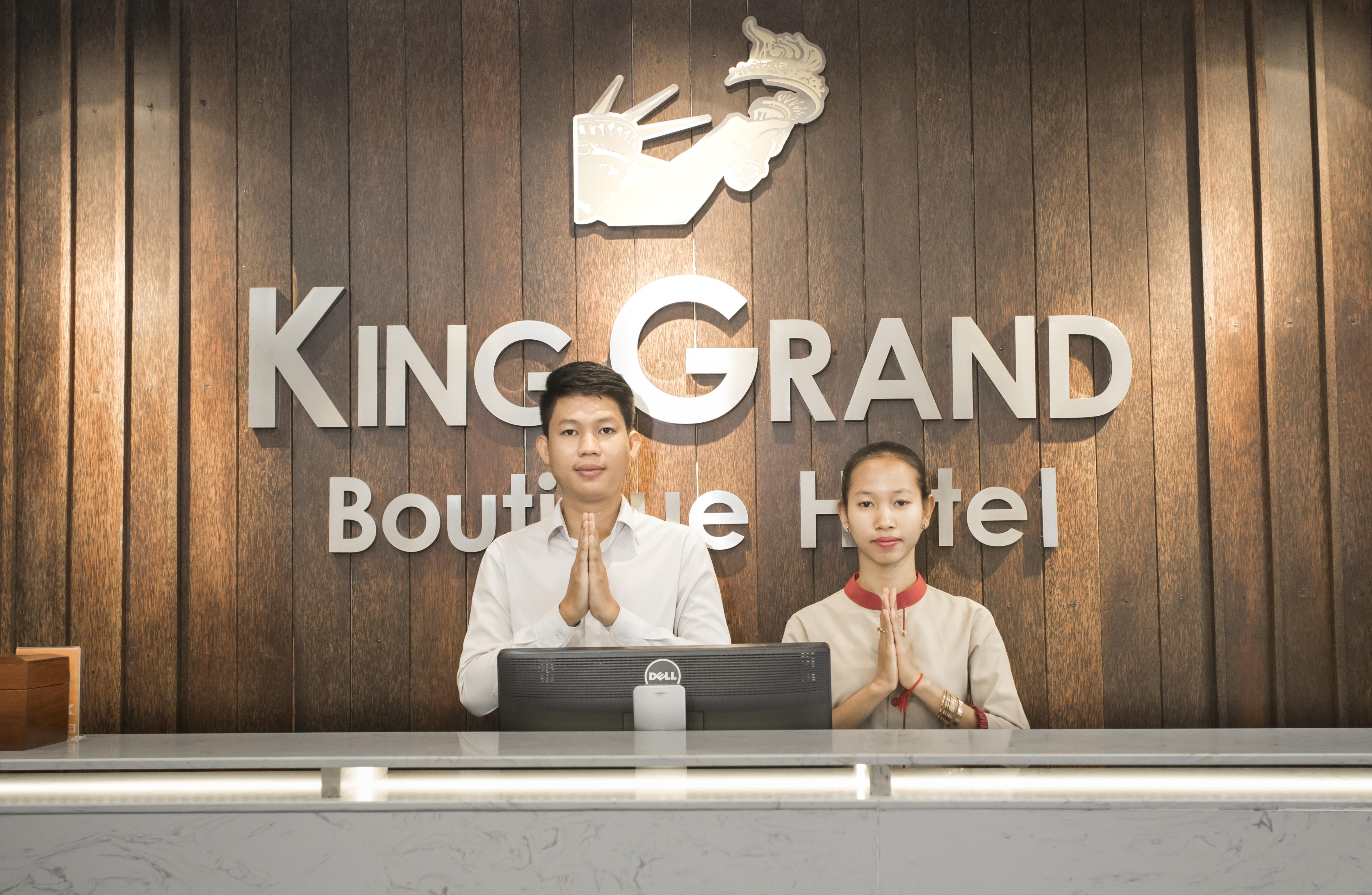 King Grand Boutique Hotel Phnom Penh Exterior foto